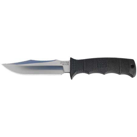 SOG SEAL Pup Elite, Fixed Blade Knife with 4.85" Satin Finish Steel Blade, & Zytel Handle, Overall Length 9.5"