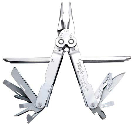 SOG S62 Powerlock Multi-Tool, V-Cutter Twelve Component