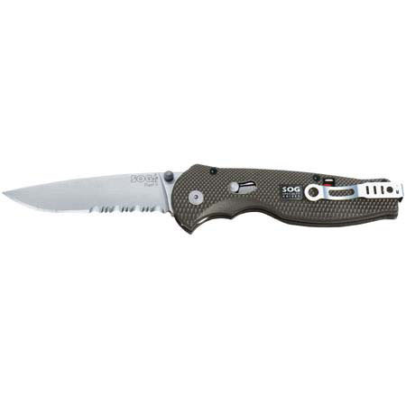 SOG SGFSA98 Flash II Folding Knife with 3.5in Blade
