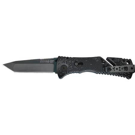 SOG TF7 Trident, Folding Knife 3.75in Black Nitride