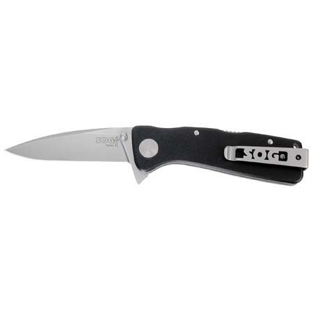 SOG TWI22 Twitch XL, Folding Knife 3.25in Satin Blade