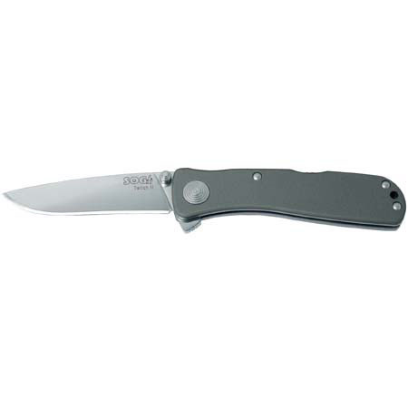 SOG TWI8 Twitch I, Folding Knife 2.68in Satin Blade