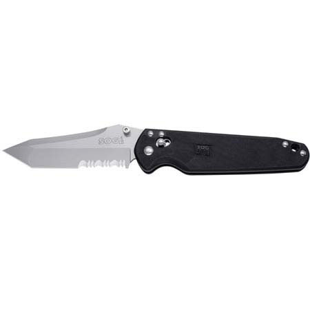 SOG X-Ray Vision, Folding Knife with 3.75" Bead Blasted Tanto Style Blad #XV71