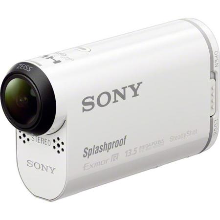 Sony HDR-AS100V Splashproof POV Action Cam, White