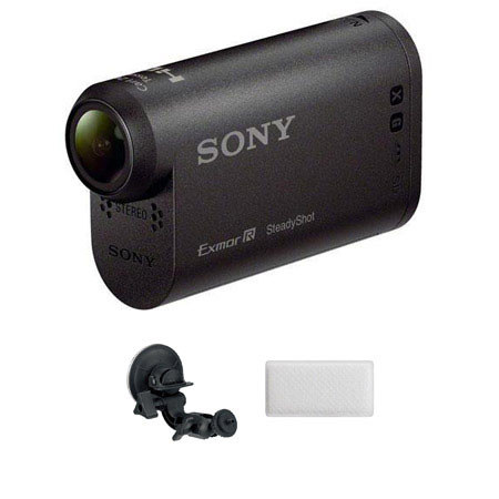 Sony HDR-AS15 HD Action Camcorder w/WiFi, Bundle w/Suction Cup Mount, Anti Fog
