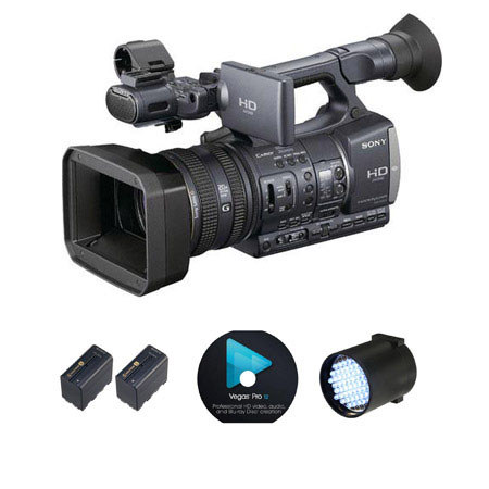 Sony HDR-AX2000/H Camcorder, Bundle w/Switronix TL-50 Light,Sony NP-F970 Battery