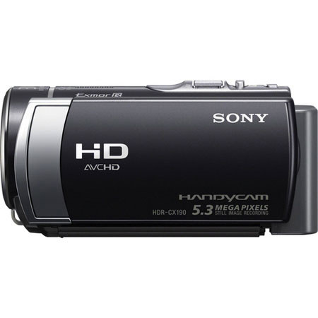 Sony HDR-CX190 HD Flash Memory Camcorder, Black