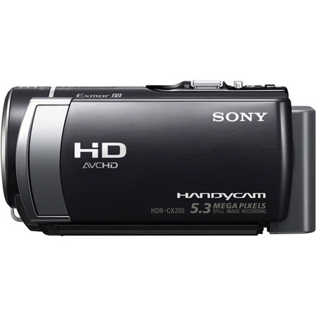 Sony HDR-CX200 Camcorder, Black