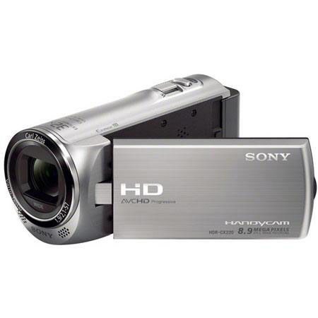 Sony HDR-CX220 Camcorder, Bundle w/32GB Card, Case, Spare Battery