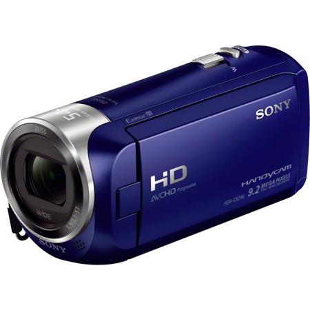 Sony HDR-CX240 Full HD Handycam Camcorder, Blue