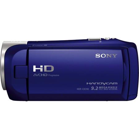 Sony HDR-CX240 Full HD Handycam Camcorder, Blue