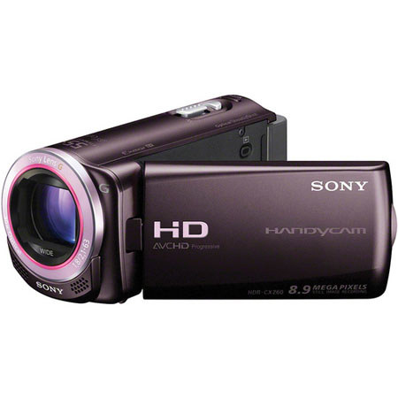 Sony HDR-CX260V HD 16GB Flash Memory Camcorder, Brown