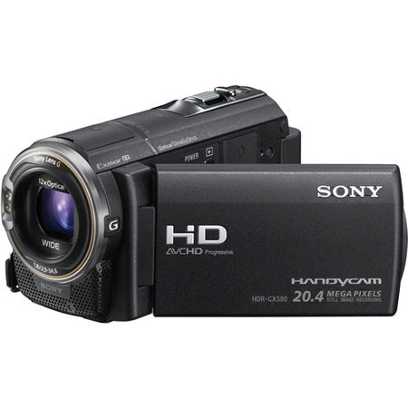 Sony HDR-CX580V HD 32GB Flash Memory Camcorder, Black