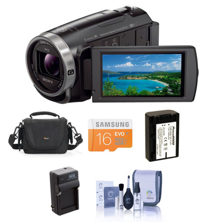 Sony HDR-CX675/B HD Camcorder with Exmor R CMOS Sensor W