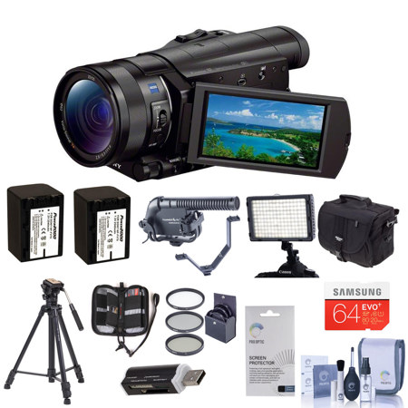 Sony HDR-CX900 Full HD Handycam Camcorder with Pro Accessory Bundle