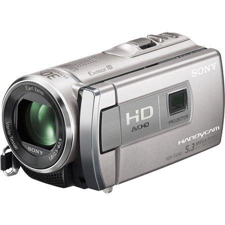 Sony HDR-PJ200 HD Flash Memory Camcorder, Silver