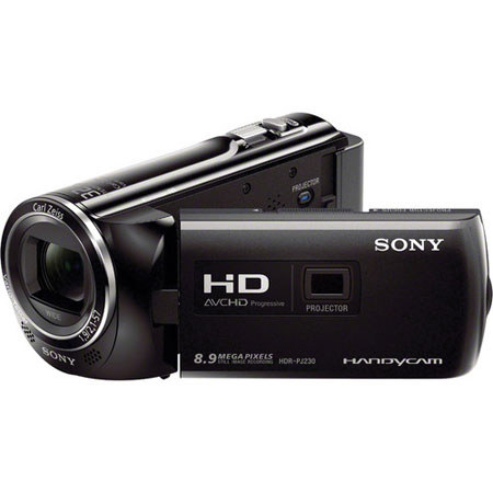 Sony HDR-PJ230 8GB Handycam with Built-in Projector, Black