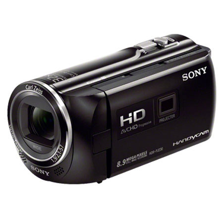 Sony - PAL - HDR-PJ230E 8GB Handycam with Built-in Projector, Black