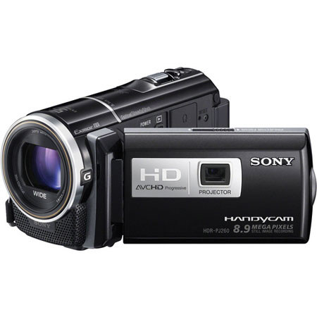 Sony HDR-PJ260V HD 16GB Flash Memory Camcorder, Black