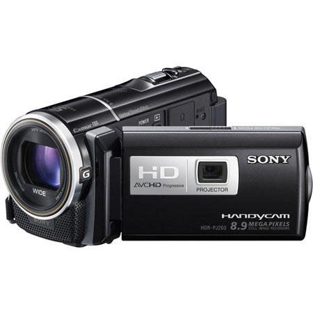 Sony HDR-PJ260V Camcorder, Bundle w/16GB SDHC Card, Carry Case, Spare Battery