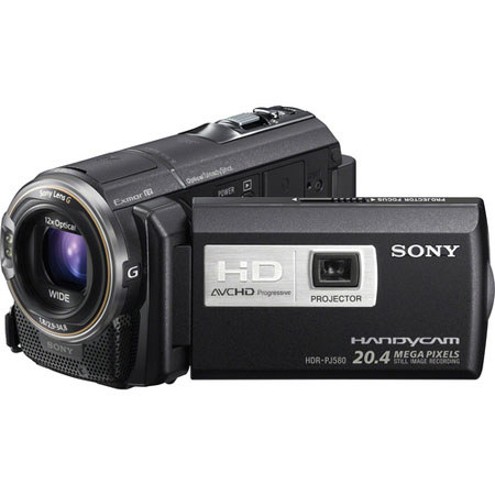 Sony HDR-PJ580V 32GB Full HD Camcorder with Projector, Black