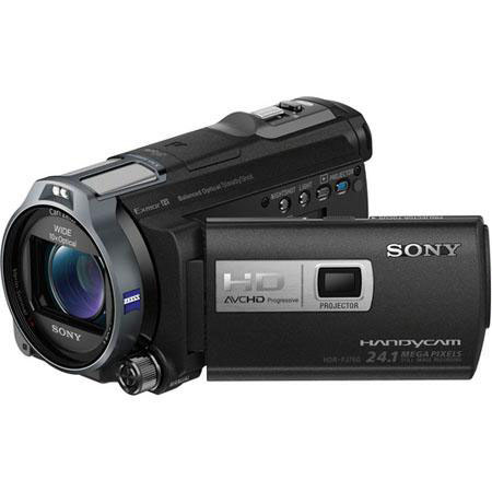 Sony HDR-PJ760V Camcorder w/Projector, Bundle w/Speaker, Tripod, Spare Battery