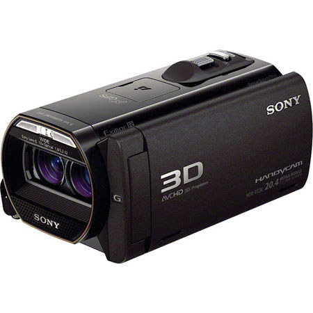 Sony HDR-TD30V Full HD 3D Handycam Camcorder, 2x 20.4MP Exmor R CMOS  Sensor, 10x Optical Zoom, 3.5