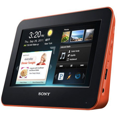Sony HID-B70D Dash Information Alarm Clock, Orange