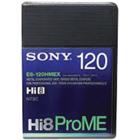 Sony E6-HMEX-120 Hi8 Format Composite Video Tape