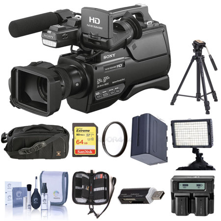Sony HXR-MC2500 AVCHD Shoulder Mount Camcorder With Premium Accessory Bundle