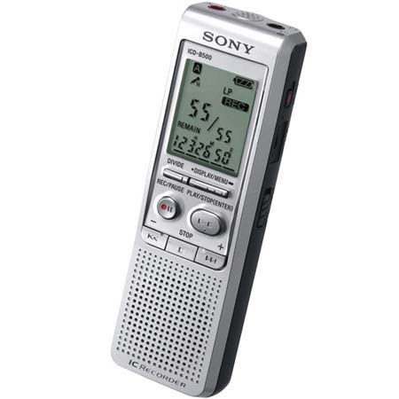 Sony ICDB500 256MB 150 Hours Recording Voice Recorder