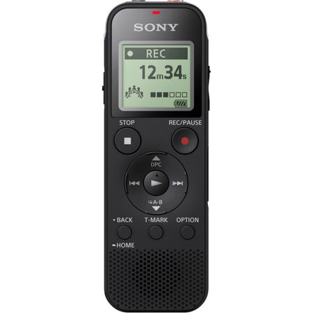 Sony 4GB Digital Voice Recorder with USB Port, Micro SD Slot, AAA Batteries