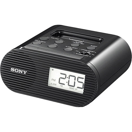 Sony ICFC05IP AM/FM Clock Radio Dock for iPod, Black