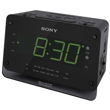 Sony ICF-C414 Clock Radio with 1.4" LED Display and Dual Alarm #ICFC414