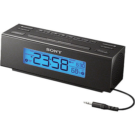Sony ICFC707 Clock Radio, AM/FM Nature Sounds, Alarms
