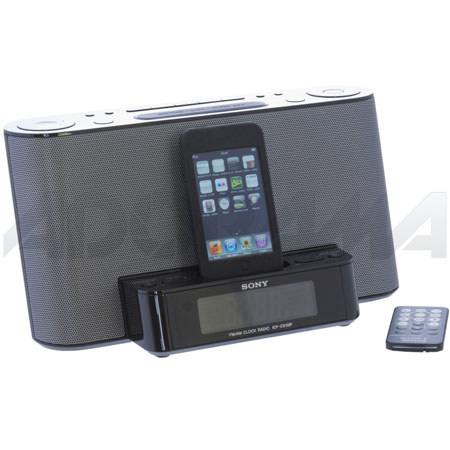 Sony ICFCS10IPBLK AM/FM Speaker Dock Clock Radio Black
