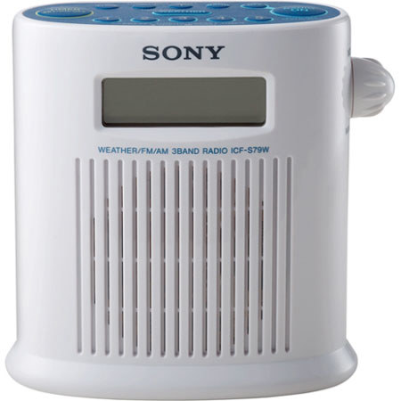 Sony ICFS79W AM/FM/Weather Band Digital Tuner Radio