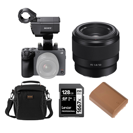 Sony FX30 Super 35 Cinema Line Camera with XLR Handle Unit