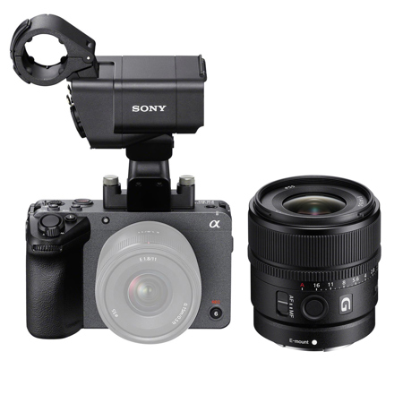 Sony FX30 Digital Cinema Camera with E 15mm f/1.4 G Lens, XLR Handle Unit  ILME-FX30 L3