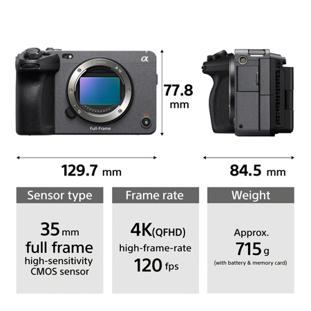 Sony FX3A Full-Frame Cinema Line Camera ILME-FX3A