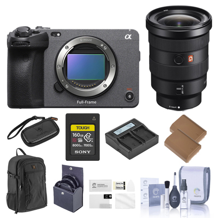 Sony FX3 Cinema Camera with FE 16-35mm f/2.8 GM Lens, Bundle w/Complete Kit