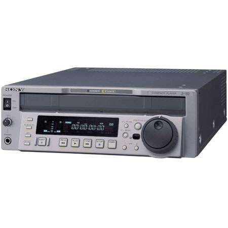 Sony J-10 Compact Video Tape Player for Betacam, Beta SP and Beta SX formats with FireWire and Analog Component Output