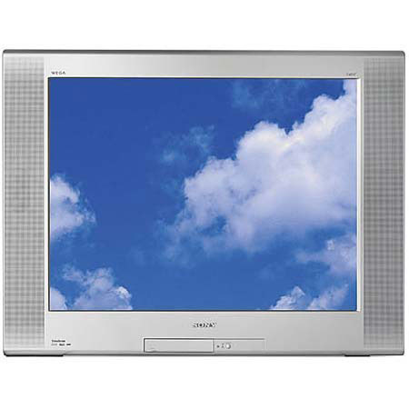 Sony 27" Trinitron Wega Flat Panel CRT Television with 4:3 Ratio, EDTV 480P Compatible,