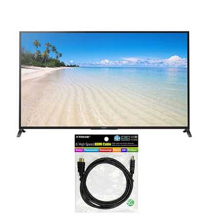Sony KDL-60W850B 60" Full HD 1080p 3D Smart LED TV With HDMI Cable 6'