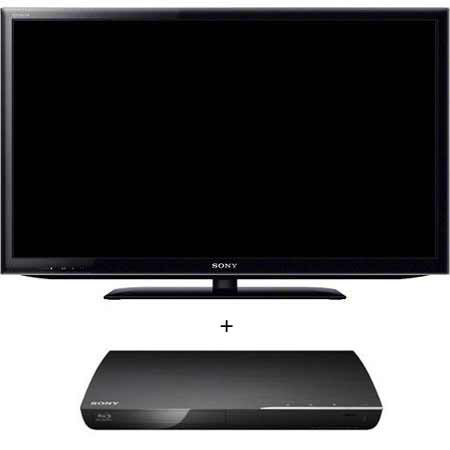 Sony Bravia 46" LED EX640 Internet TV, Full HD Bundle Sony BDP-S390