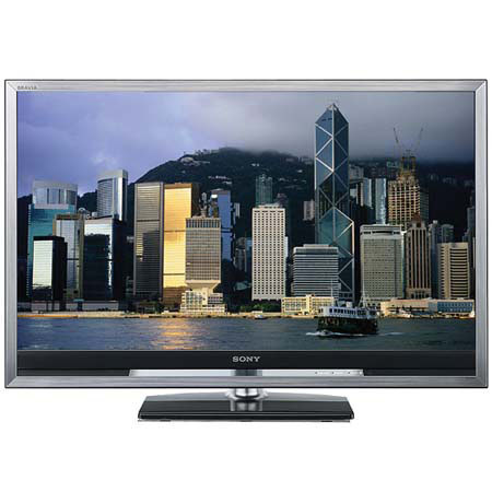 Sony KDL-46Z4100/S 46" BRAVIA Z-Series Flat-Panel HDTV LCD Television with Enhanced Xross Media Bar, Brushed Silver Metal