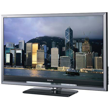 Sony KDL-46Z4100/S 46" BRAVIA Z-Series Flat-Panel HDTV LCD Television with Enhanced Xross Media Bar, Brushed Silver Metal