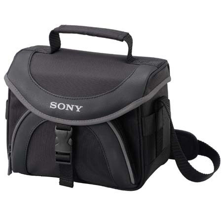 Sony LCSX20 Camcorder Nylon Shoulder Case Small Black