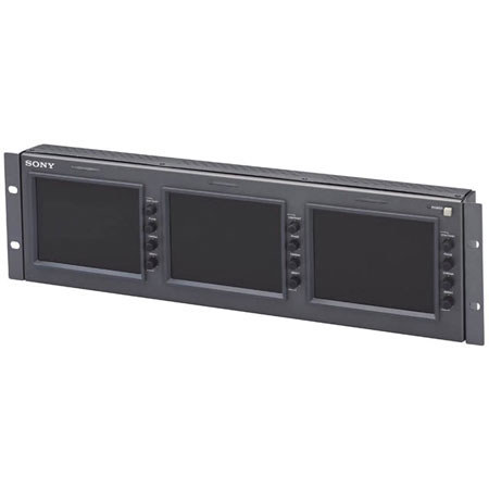 Sony LMD-5320 3x 5.6-Inch LCD Monitors in Rack Mount Assembly Pal/NTSC #LMD5320