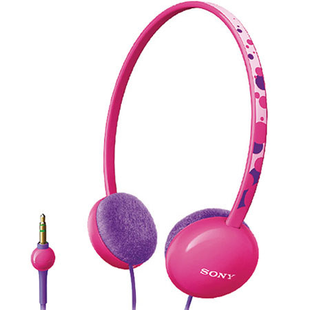 Sony MDR370LP/PNK Lightweight Colorful Headphone Pink